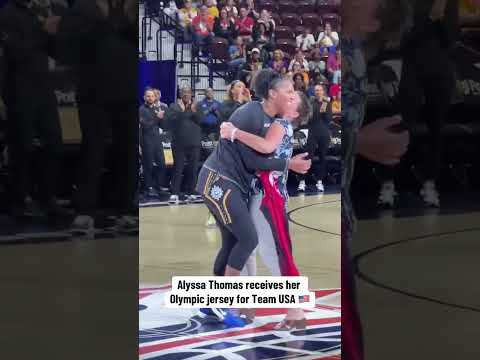 ๐๐๐ #AlyssaThomas #WNBA #TeamUSA #ParisGames #basketbal