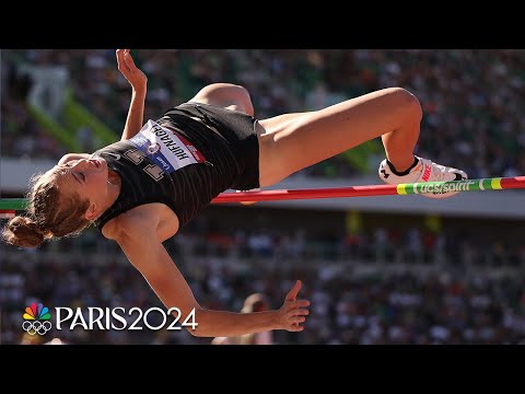 Charity Hufnagel LEAPS to a high jump win at the U.S. Olympic Trials ...