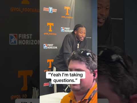 Alvin Kamara in Tennessee’s press conference after beating Alabama 🤣 #shorts