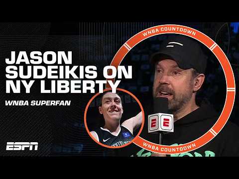 Jason Sudeikis shares how being a fan of the WNBA has impacted him & his family ❤️ | WNBA Countdown