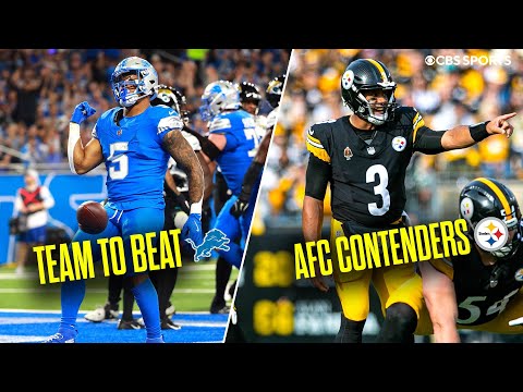 Lions now Super Bowl favorite, team to beat in NFL, Steelers morphing into legitimate AFC contender