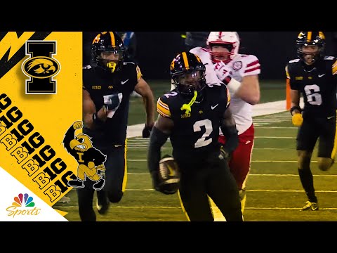 Jackson Stratton connects with Kaleb Johnson who dodges defenders for massive score | NBC Sports