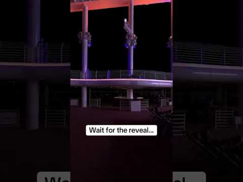 This set up is elite for watching sports on the Disney Treasure