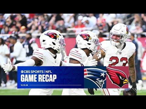 Cardinals defeat Patriots to snap 3-game losing streak, keep playoff hopes alive | Game Recap