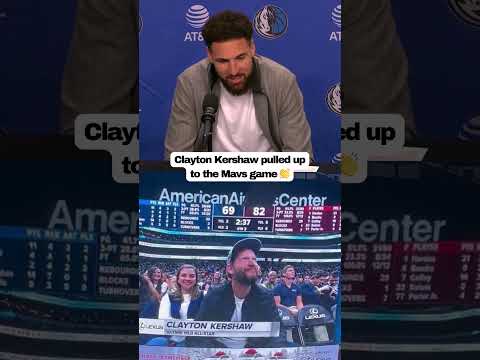 Klay Thompson got to meet Clayton Kershaw 🤝