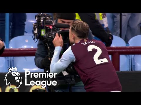 Matty Cash volleys Aston Villa 3-0 in front of Brentford | Premier League | NBC Sports