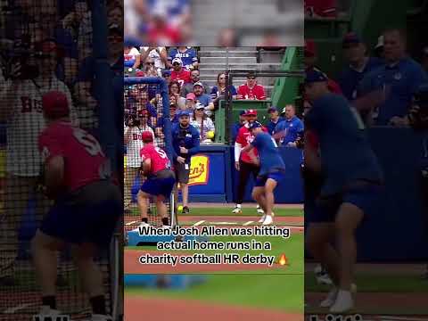 He was hitting moon shots 😳 (via @buffalobisonsbaseball/TT)