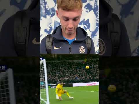 Cole Palmer reacts to his Panenka 🥶️