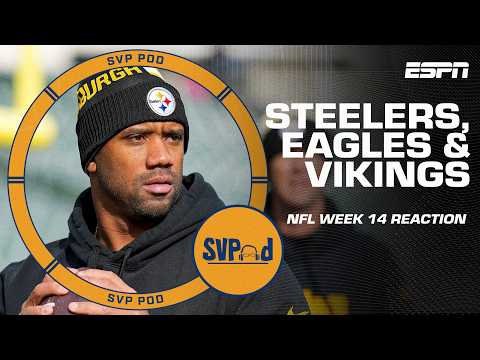 Steelers Ceiling, Eagles Drama, Vikings Quiet Dominance & More NFL Week 14 Reaction 🏈 | SVPod