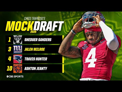 2025 NFL Mock Draft: Raiders trade UP to take Shedeur at No. 1, Giants get potential franchise QB? 👀