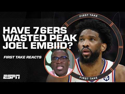 ‘IT IS OVER FOR THE SIXERS’ – Shannon & Stephen A. react to ANOTHER Joel Embiid injury | First Take