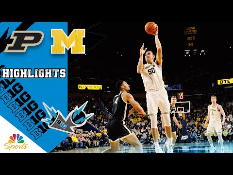Purdue vs. Michigan | COLLEGE BASKETBALL HIGHLIGHTS | 2/11/25 | NBC Sports
