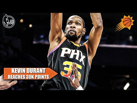 Kevin Durant drops 34 PTS & surpasses 30,000 career points 🙌 | NBA on ESPN