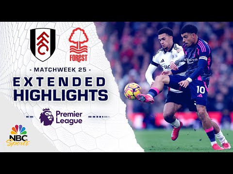 Fulham v. Nottingham Forest | PREMIER LEAGUE HIGHLIGHTS | 2/15/2025 | NBC Sports