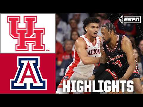 DOWN TO THE WIRE 🔥 Houston Cougars vs. Arizona Wildcats | Full Game Highlights | ESPN CBB