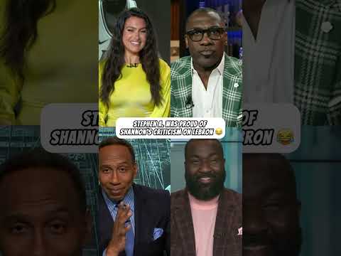 Stephen A. was shocked by Shannon’s words 😂