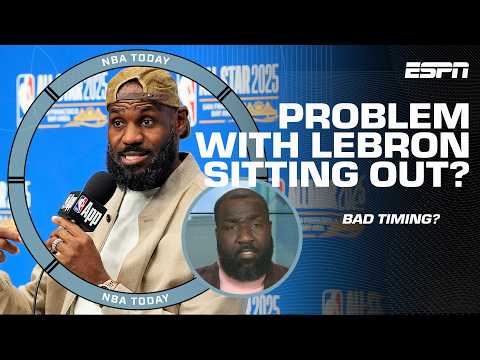 Kendrick Perkins criticizes the TIMING of LeBron’s All-Star Game absence 😬 | NBA Today
