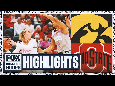 Iowa Hawkeyes vs. No. 8 Ohio State Buckeyes Highlights | FOX College Hoops