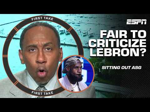 Stephen A. SOUNDS OFF on LeBron sitting out ASG 🗣️ ‘LET SOMEONE ELSE GET THEIR FLOWERS’ | First Take