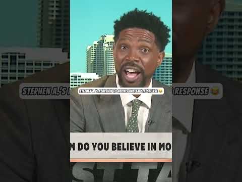 Stephen A. was loving Udonis Haslem’s answer 😂🙌