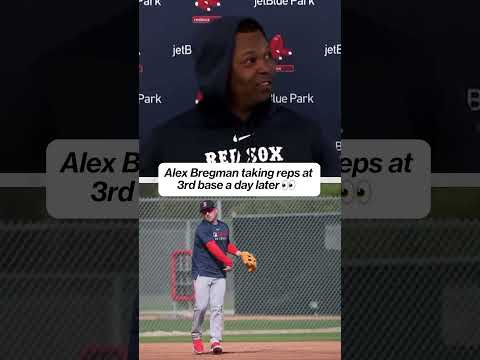 Rafael Devers doesn’t plan on leaving 3rd base ๐ #RedSox #MLB #RafaelDevers #Astros #AlexBregman