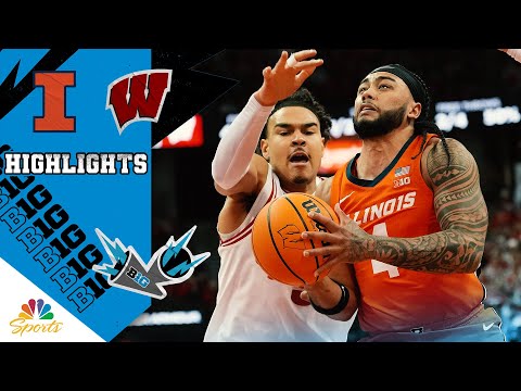 Illinois vs. No. 11 Wisconsin | COLLEGE BASKETBALL HIGHLIGHTS | 2/18/25 | NBC Sports