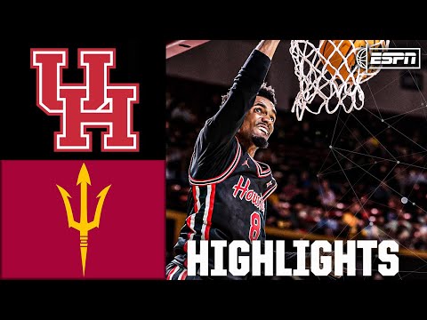 Houston Cougars vs. Arizona State Sun Devils | Full Game Highlights | ESPN College Basketball