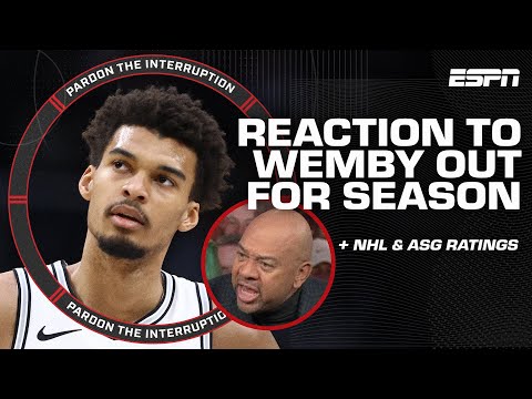 PTI reacts to Victor Wembanyama OUT for season + NBA Lacking Leadership? 👀