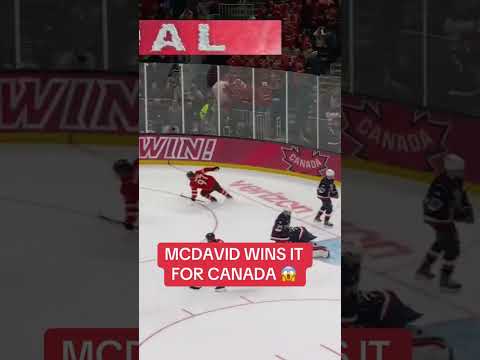 Connor McDavid wins it for Canada ๐คฏ