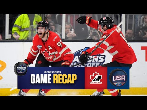 Connor McDavid’s OT goal helps Canada win 4 Nations Face-Off Championship against USA | Game Recap