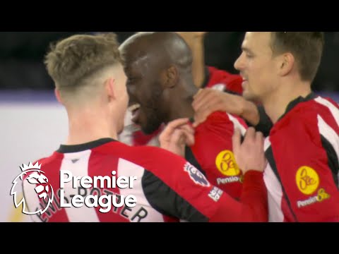 Yoane Wissa tucks away Brentford’s opener against Leicester City | Premier League | NBC Sports