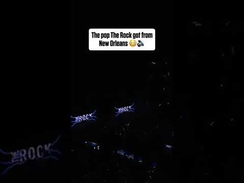 The crowd got LOUD for The Rock 🔊 (via WWE)