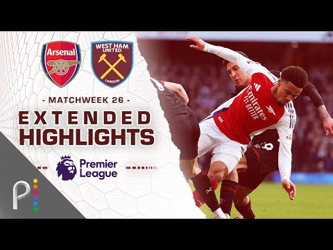 Arsenal v. West Ham United | PREMIER LEAGUE HIGHLIGHTS | 2/22/2025 | NBC Sports