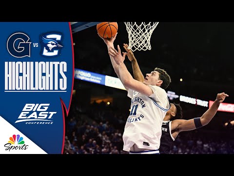 Georgetown vs. Creighton | COLLEGE BASKETBALL HIGHLIGHTS | 2/23/25 | NBC Sports