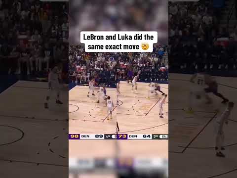 LeBron and Luka already on the same wavelength 🧠 (h/t bronhistory/X)
