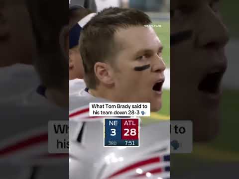 What was said before the 28-3 comeback 🗣️ #shorts #nfl #tombrady