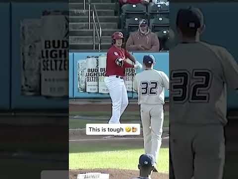RIGHT in the face 💀😂 #oops #baseball #beers #shorts