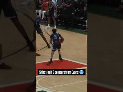 Duke’s Isaiah Evans explodes for 5 first-half 3-pointers ๐ฅ