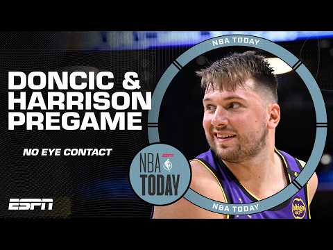 COMPLETELY INTENTIONAL 👀 No eye contact between Luka Doncic and Nico Harrison ❌ | NBA Today