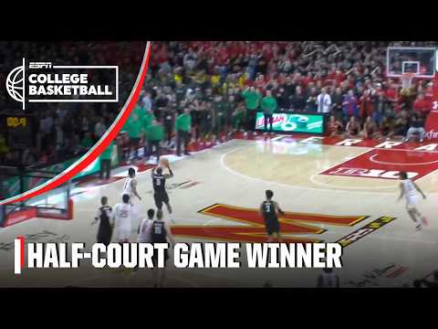 HALF-COURT GAME WINNER 🚨 Michigan State stuns Maryland with wild buzzer-beater | ESPN CBB