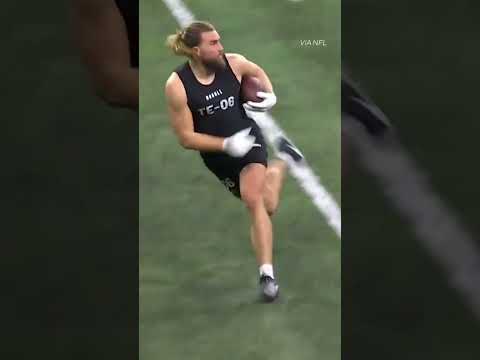 Dallin Holker showed off his hands in the 2024 NFL Combine #shorts