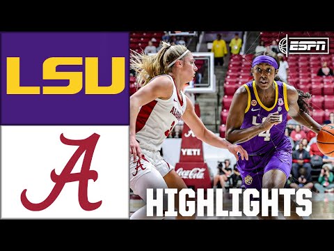 LSU Tigers vs. Alabama Crimson Tide | Full Game Highlights | ESPN College Basketball