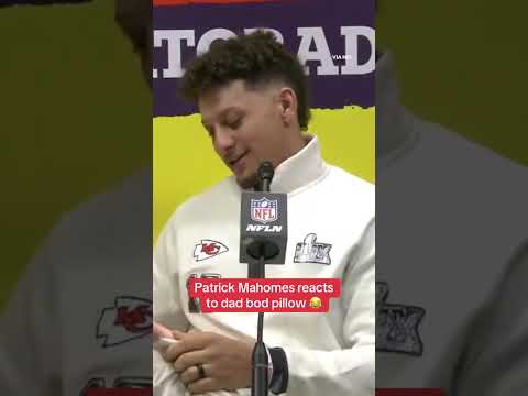 “The dad bod looks pretty good right there” 😂 #shorts #nfl #superbowl #patrickmahomes