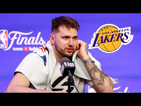 Luke Doncic speaks for first time as member of the Lakers | LIVE Introductory Press Conference