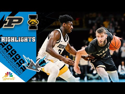 Purdue vs. Iowa | COLLEGE BASKETBALL HIGHLIGHTS | 2/4/25 | NBC Sports