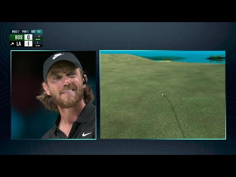 ‘Rory, what’re you pulling?’ 🤣 Invalid reading leads to funny interaction in the TGL 😅 | TGL on ESPN