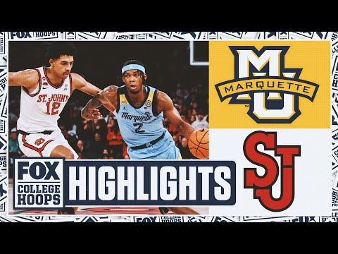 No. 11 Marquette Golden Eagles vs. No. 12 St. John’s Red Storm Highlights | Fox College Hoops