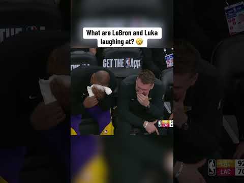 LeBron & Luka on the bench ๐
