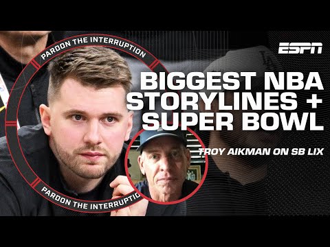 REACTION to KD refusing a GSW trade & Luka Doncic Lakers + Troy Aikman previews Super Bowl LIX | PTI