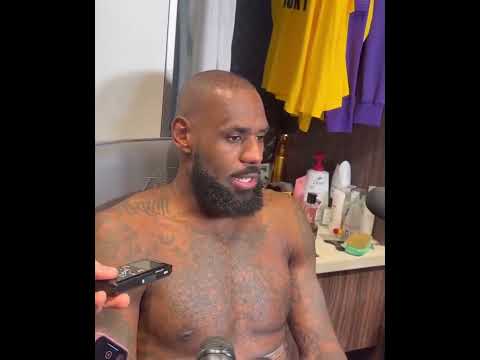 LeBron James on going for 40+ PTS over age 40: ‘I’m old…I need wine & sleep’ 😅 (via @davemcten/IG)